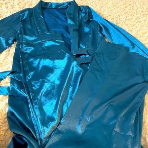 Aqua blue pant set